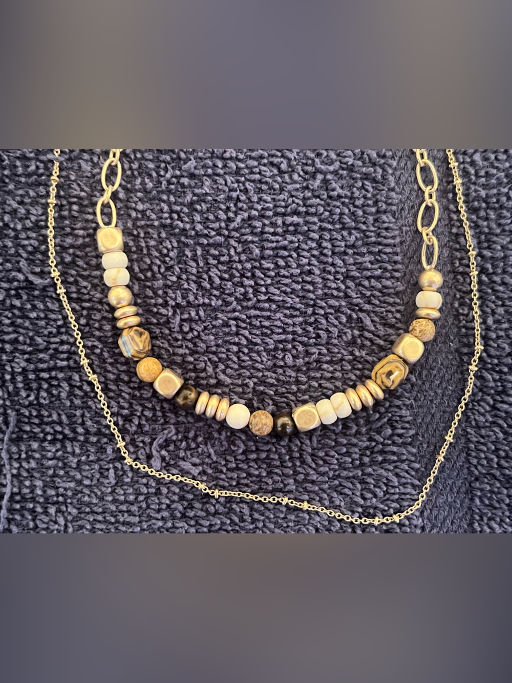 A.N.A. Double Stranded Necklace - Picture 2 of 5